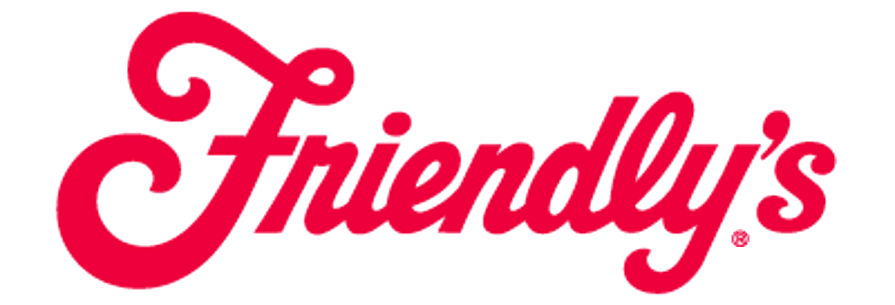 The word 'friends' in bold red cursive text on a white background.