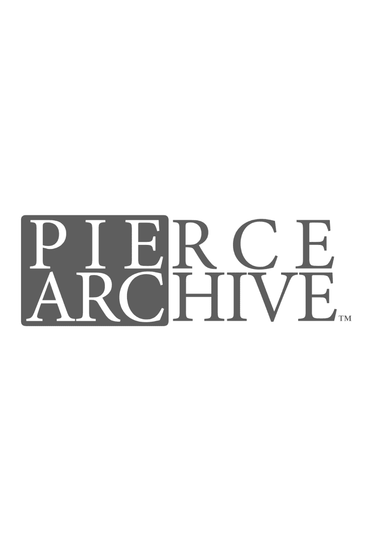 Logo of Pierce Archive with white text on a gray background.